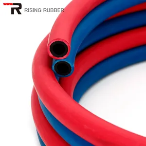 High Quality PVC Rubber Twin Welding Hose Gas Oxygen Acetylene Hoses With Cutting Processing Service Factory Price