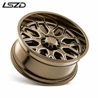 Jantes LSDZ 20 22 pouces Flow Formed 5x127 6x139.7 8x180 à motif géométrique pour camions F150 Silverado RAM Jeep HD