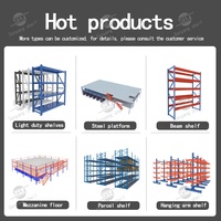 Étagère industrielle résistante de support de stockage de longue portée d'acier inoxydable type sélectif de faisceau empilant des supports