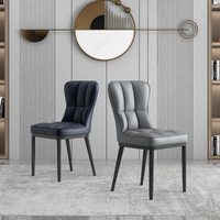 Chaise de salle à manger de luxe moderne pour salon, mobilier de bureau à domicile confortable avec coussin moelleux – Vente en gros