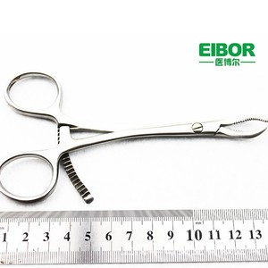 Stainless steel pet orthopedic reduction forceps 16cm, wire tightening forceps 14cm with <b>scissors</b> and needle holder, available - Product Image 5