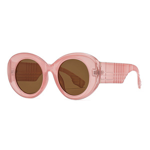 Gafas de Sol Redondas Retro Unisex con Protección UV400, Marco de Plástico, Lentes de PC Tipo 3, Diseño Verde Tortuga 20019 - Product Image 5