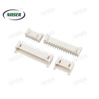 Carcasa de Conector Vertical de Una Sola Fila para PCB, Serie Mini-Lock Molex 53375 Original, Bloqueo Positivo, Paso de 2.50mm, 2-15 Pines