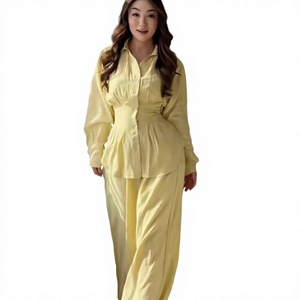 Ensemble pantalon et chemise à manches longues de style turc pour femmes musulmanes, coupe ample, décontracté, toutes saisons - Product Image 4