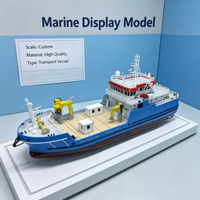 Maquette de navire de transport offshore pour hall d'exposition et vitrine de salon professionnel