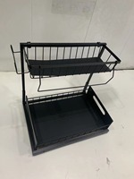 2pc sous l'évier organisateur support 2 sous l'évier organisateur 2 paquets niveau sous l'évier organisateur de cuisine