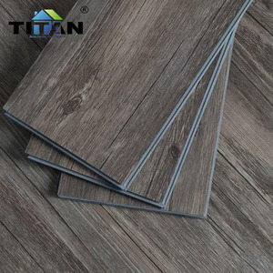 Plancher SPC à clipser Guangzhou Light Wood 7 mm, plancher flottant <span class=keywords><strong>PVC</strong></span> 5 mm, revêtement de <span class=keywords><strong>sol</strong></span> vinyle SPC étanche <span class=keywords><strong>gris</strong></span> - Product Image 4