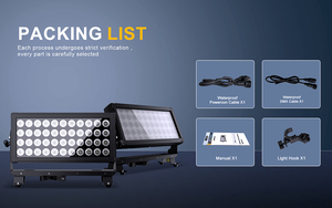 SHEHDS Wasserdichter <span class=keywords><strong>LED</strong></span> 44x10W RGBW Flutlichtstrahler für DJ Club Bühnenveranstaltungen - Product Image 6