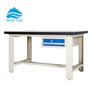 Table d'établi en acier robuste personnalisée tiroirs de rangement verrouillables réglables pour une utilisation traditionnelle en entrepôt d'atelier de garage