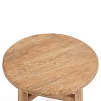 Classique De Luxe Antique Rond Rustique Massif Orme Bois Moderne Ferme Salon Centre Table Basse