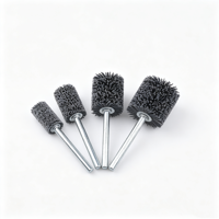 Brosse abrasive en carbure de silicium à diamètre et grain personnalisés pour le débavurage et le polissage de métaux industriels, DIY OEM