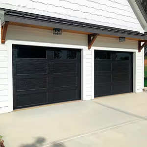 Usado 18x8 apilable estilo carruaje casa compuesta <span class=keywords><strong>puerta</strong></span> de garaje puertas y ventanas de aluminio Garaje doble para la venta - Product Image 6