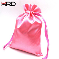 Pochette en satin avec cordon de serrage, logo personnalisé, sac en soie pour bijoux, cadeau de mariage, cosmétiques, emballage cadeau