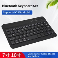 Ensemble clavier et souris ergonomiques sans fil pour tablettes iPad et téléphones mobiles - En stock