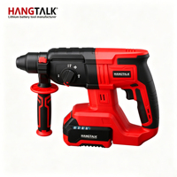 Perceuse à percussion sans fil sans balais à tête rotative 21V, alimentée par batterie au lithium, énergie d'impact 3.0J, vitesse à vide 0-1000 tr/min pour le bricolage