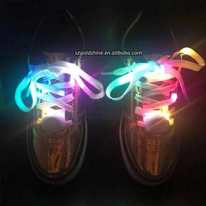 Lacets de chaussures LED Offre Spéciale lacets clignotants en fibre optique pour l'assurance automobile éducation agricole cadeaux de bienvenue - Product Image 2