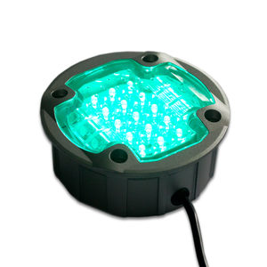 Luz de Marcación de Aeropuerto de Aluminio Estándar de Alta Capacidad de Carga, LED, Cableada o Inalámbrica, Baliza Solar para Pista, para el Centro de la Carretera - Product Image 1