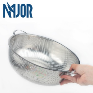 Panier à poinçonner en acier inoxydable, micro-perforé, pour riz, petit <span class=keywords><strong>passoire</strong></span> à mailles fines, pour évier de cuisine, bol de lavage, <span class=keywords><strong>passoire</strong></span> - Product Image 4