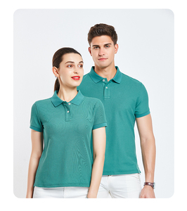 เสื้อโปโลแขนสั้นสีน้ำเงินกรมท่า สีพื้น ระบายอากาศได้ดี ทรงปกติ เสื้อผ้าลำลองสำหรับผู้ชาย - Product Image 2