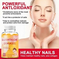 Suppléments de beauté pour femmes adultes et non enfants OEM Private Label Vitamine C & L-Glutathione Blanchiment de la peau Bonbons Gommeux