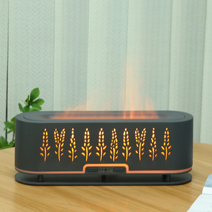 2023 plus récent diffuseur unique d'humidificateur d'air de flamme 3D USB 200ml diffuseur de grain de bois diffuseur d'arôme d'huile essentielle - Product Image 6