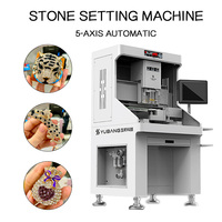 Máquina Automática para Engastar Piedras de Imitación, 9000-12,000 Diamantes/h, Robot CNC de 5 Ejes para Montaje de Joyería