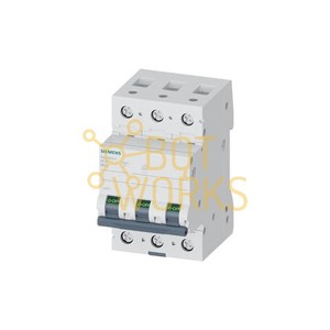 Interruptor Automático Miniatura Siemens 5SL43636 - Tripolar, Disparo Térmico-Magnético, Montaje en Riel DIN, Nuevo - Product Image 1
