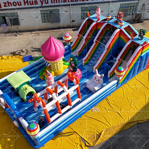 <span class=keywords><strong>Grand</strong></span> trampoline gonflable extérieur de château sautant avec le thème de zoo <span class=keywords><strong>animal</strong></span> pour des adultes et des enfants - Product Image 5