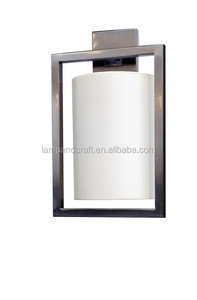 Single Wall Lamp with Glass or Acrylic Lampshade for Hotel Corridor Hallway - Product Image 6