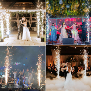 Thước Pin <span class=keywords><strong>Mini</strong></span> Pháo Hoa Máy 350W Phun 3 Mét Điều Khiển Từ Xa Lạnh Sparkler Máy Cho Đám Cưới Bên Câu Lạc Bộ DJ - Product Image 5