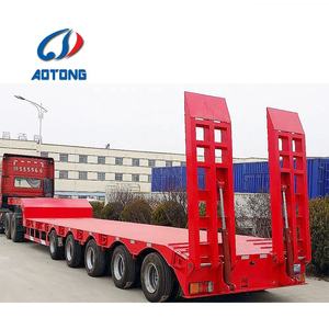 Heavy Duty Lowbed <span class=keywords><strong>Remorque</strong></span> Vente Afrique du Sud Lowbed Semi <span class=keywords><strong>Remorque</strong></span> 5 Essieux - Product Image 1