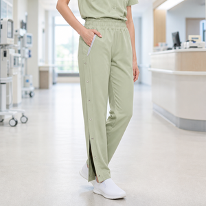 Pantalones Adaptables con Broches Laterales de Apertura Completa <span class=keywords><strong>para</strong></span> Enfermería, <span class=keywords><strong>para</strong></span> Personas Mayores, Postoperatorios, Pacientes en Silla de Ruedas, Cuidado en el Hogar, Uniforme, Fácil de Vestir - Product Image 1