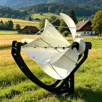 Éolienne verticale Archimedes 800W 12V/24V/48V, générateur éolien spiralé avec contrôleur MPPT