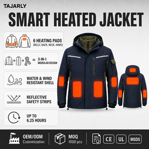 Chaqueta Térmica Impermeable y Cortavientos para <span class=keywords><strong>Hombre</strong></span>, para Esquí en Invierno, Senderismo en Montaña Nevada - Product Image 2