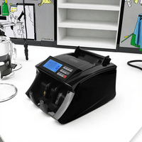 Máquina Contadora de Billetes Multidivisa B30, Detector de Moneda Extranjera y Contador de Efectivo