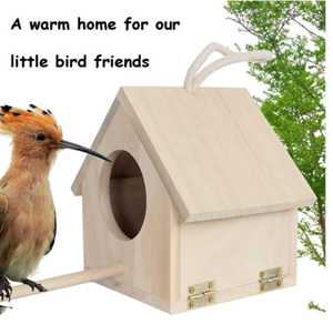 Hete Verkoop Outdoor Volière Vogelkooi Massief Hout Aangepaste Vogelkweekkooien En Dozen Voor Aan De Muur Gemonteerde Borden - Product Image 4