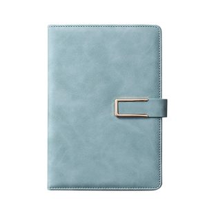 Custom A5 Blank/Line Soft <b>Leather</b> 100 <b>Sheets</b> Colorful Vintage Journal Pu <b>Leather</b> Notebook With Pen Holder - Product Image 1