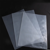 Emballage en plastique LDPE HDPE transparent imprimé sur mesure, jetable et réutilisable, pour écouteurs, protection renforcée, poche plate D1004C