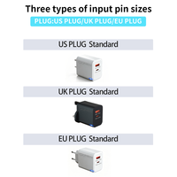 Chargeur mural rapide 67W compatible USB A et Type C pour prise intelligente, alimentation PD QC3.0, adaptateur secteur écologique