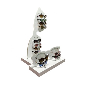 Exhibidor de Gafas de Sol de Cartón para Mostrador, Diseño Moderno y Atractivo, Exhibición de Sobremesa de Cartón Corrugado - Product Image 1