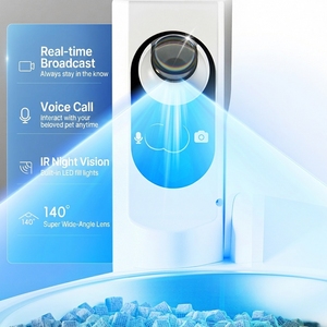 Manufacture Supply App Remote Monitor Voice Record Large Storage Smart Automatic Pet <strong>Feeder</strong> With HD Camera for <strong>Cats</strong> - Product Image 4