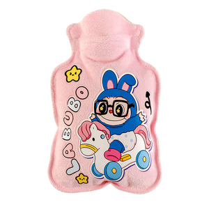 Plush Cartoon <b>Hot</b> <b>Water</b> <b>Bottle</b> Flannel Reusable <b>For</b> Hands And <b>Feet</b> - Product Image 4