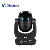Lampu Panggung LED Moving Head Beam 130W dengan DMX512, Aktif Suara, Auto Run, 12 Warna, 15 Gobo, Prisma untuk DJ, Klub, dan Pesta