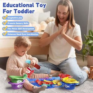 Juguetes de pesca de tela Montessori 2026 para bebés y niños pequeños, almohadillas de almacenamiento de rompecabezas, juguetes de emparejamiento de rompecabezas - Product Image 4
