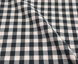 Nylon Jacquard dệt kim vải đồ bơi đồ lót thời trang rô sọc căng vải telas por thị trưởng - Product Image 1