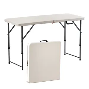 5 ft 6 ft 8ft amerikanische beliebte hochwertige Kunststoff Stuhl und Tisch Kunststoff Picknick Klapp Party Tisch