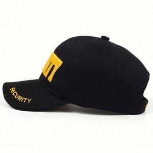 Gorra de Béisbol de 6 Paneles de Mezclilla con Visera Tipo Sándwich, Gorra de Golf con Logotipo OEM Personalizado, Bordado 3D de Alta Calidad, Negra, 100% Algodón, Unisex - Product Image 3