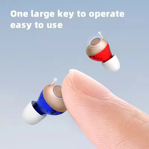 เครื่องขยายสัญญาณการได้ยินขนาดเล็กชาร์จได้สำหรับผู้สูงอายุสวมใส่ใน<span class=keywords><strong>หู</strong></span>ที่มีความเสถียรแบบไร้สายมองไม่เห็น - Product Image 3