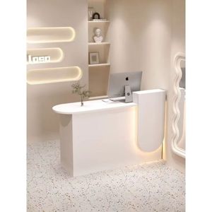 Caja Registradora <span class=keywords><strong>de</strong></span> madera y Metal con pintura pequeña minimalista moderna, salón <span class=keywords><strong>de</strong></span> belleza, Bar, recepción, escritorio frontal <span class=keywords><strong>de</strong></span> Color personalizado - Product Image 1