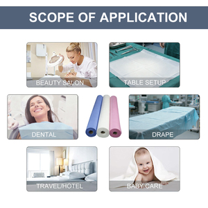 Perlengkapan Medis Kertas Meja Periksa Lembut Gulungan Kertas Stretcher Kertas Gulung Meja Pemeriksaan Gulungan Kertas Ranjang Rumah Sakit - Product Image 4